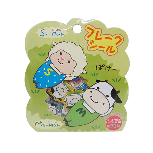 Sheep & Momon Flake Sticker