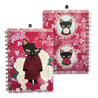 Minu A6 ring notebook (rose)