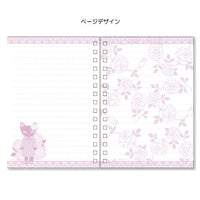 Minu A6 ring notebook (rose)