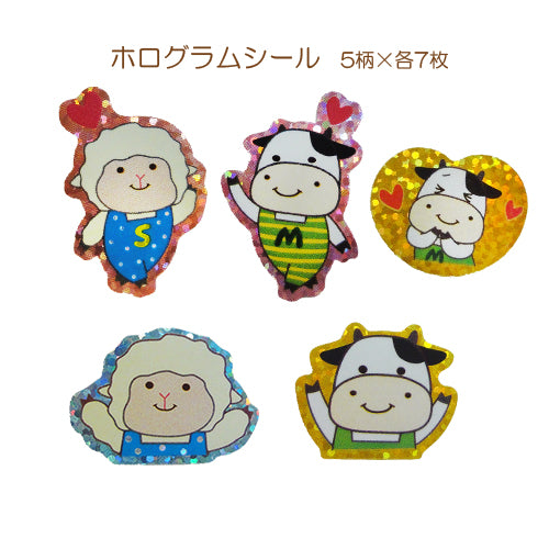 Sheep & Momon Flake Sticker