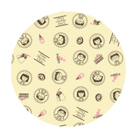 Chibi Maruko-chan all-over pattern tote bag