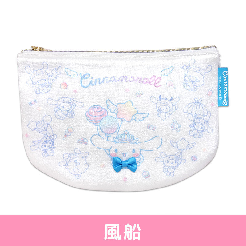 Cinnamoroll 20th ボアフラットポーチ【全2種】