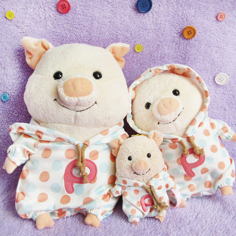 ぷーとん ドットパーカー 【ぬいぐるみM/S/マスコット】 – nipopo 