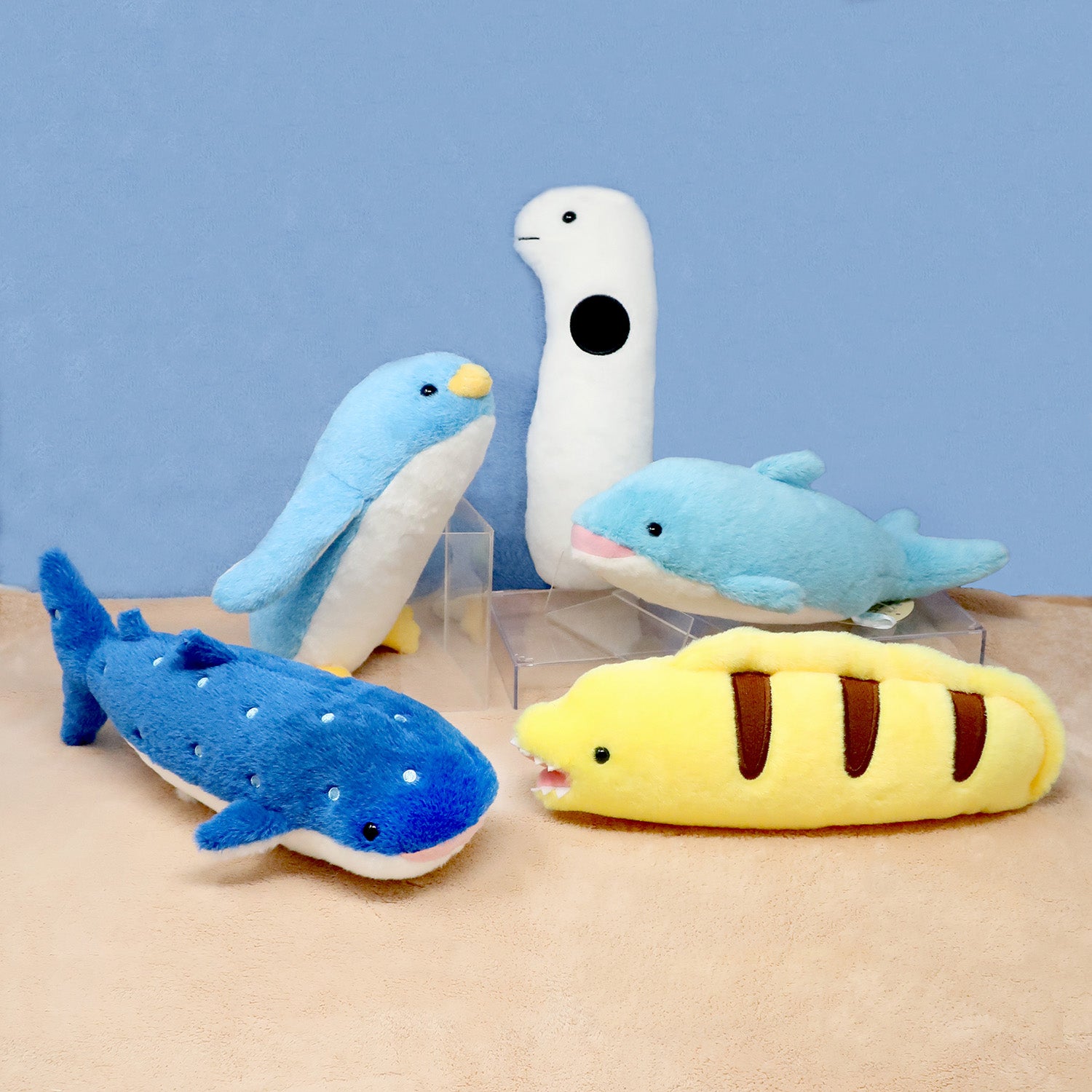 Underwater stuffed clearance animals