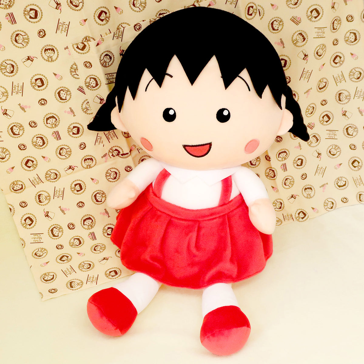 Chibi Maruko-chan fluffy stuffed toy L