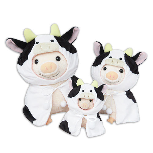 Plush costumer (cow) [L/M/S size]