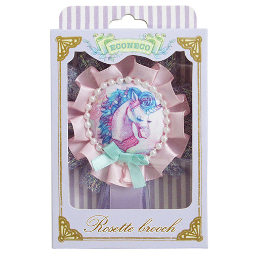 ECONECO Animal Parade Rosette Brooch [3 types in total]