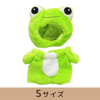 Plush costumer (frog) [L/M/S size]