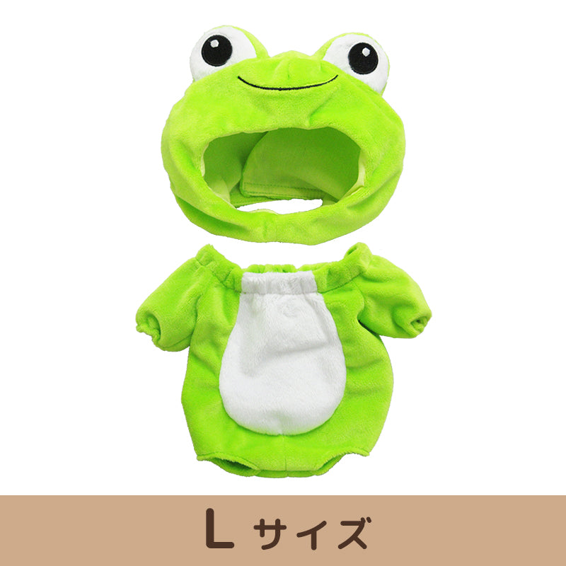 Plush costumer (frog) [L/M/S size]