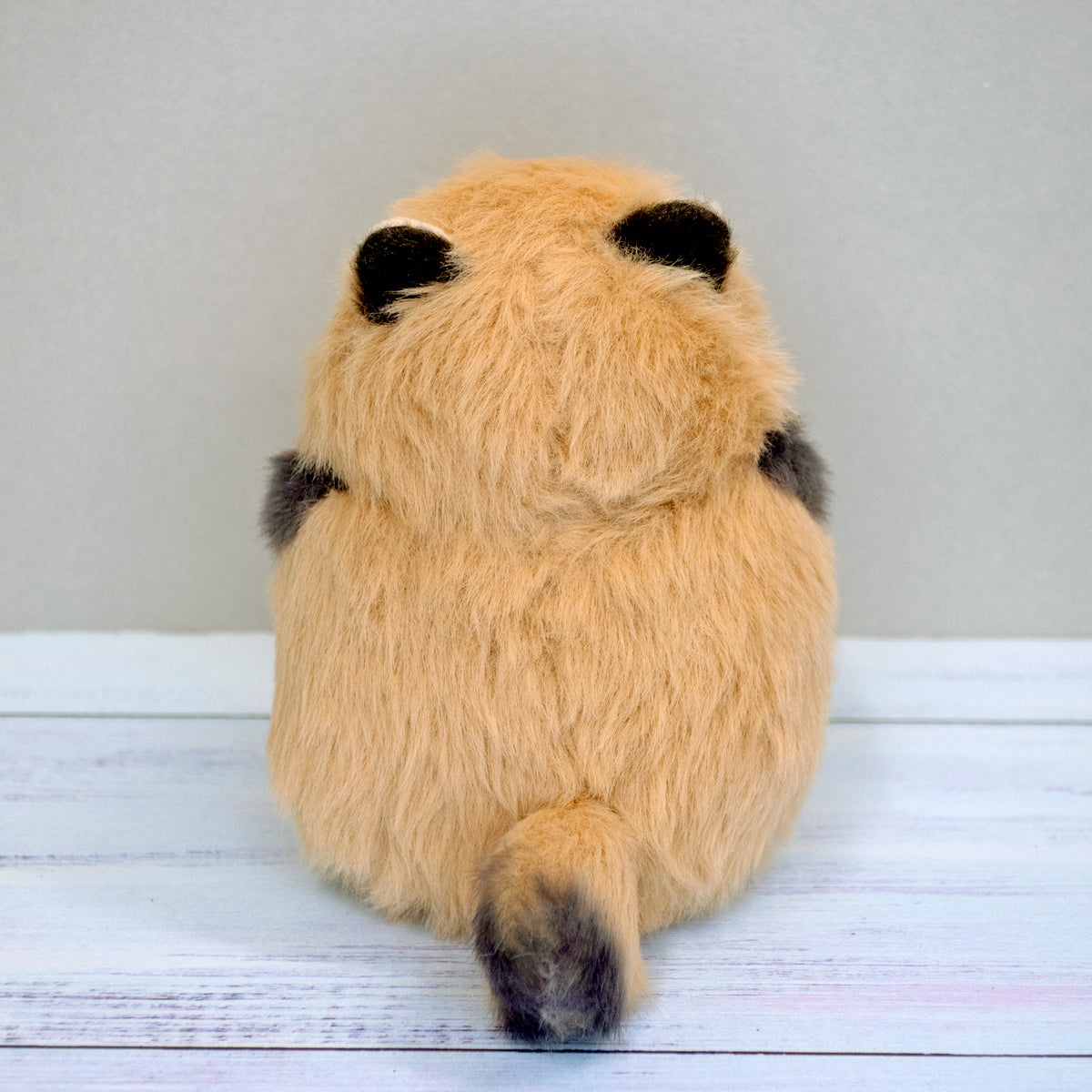 わたぽ　ぬいぐるみ　たぬき　後ろ