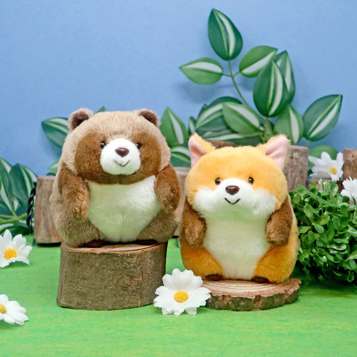 大陸散歩　ぽちゃまる　ぬいぐるみSサイズ【2種】