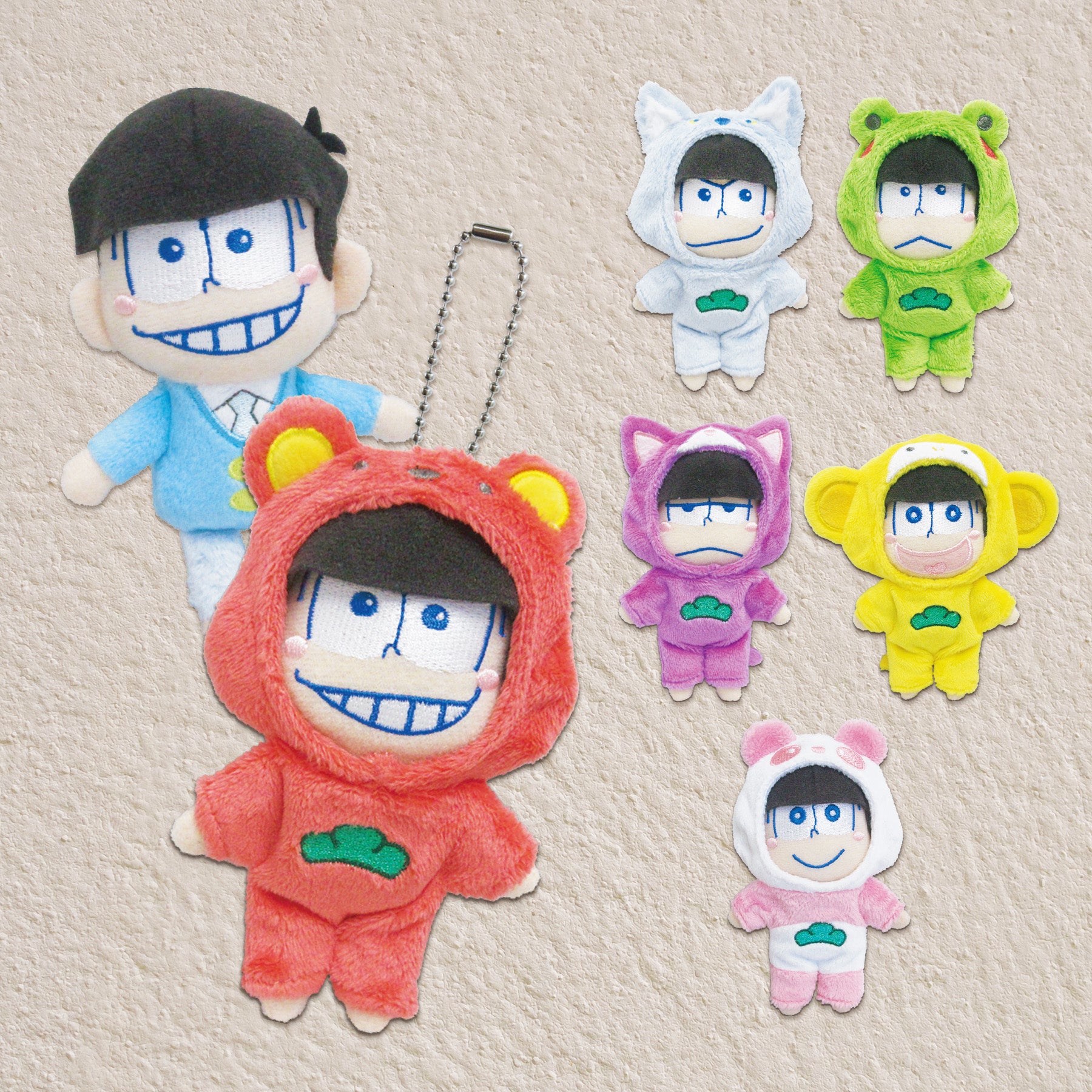 おそ松さん ぬいぐるみ+ポーチセット 8月23日ローソン限定『はじめましてまつおです ぬいぐるみポーチ