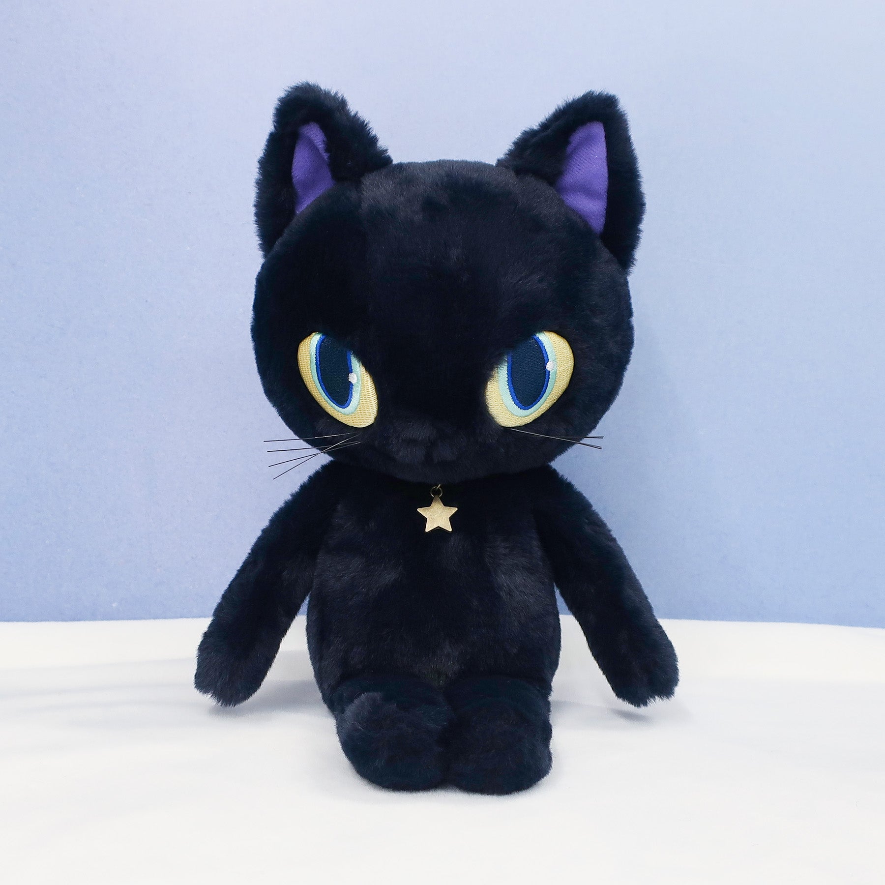 モンスイユ　 MAY BLUE シャム猫シリーズ　黒猫 ぬいぐるみ レア モンスイユ MAY BLUE シャム猫シリーズ黒猫 ぬいぐるみ レア