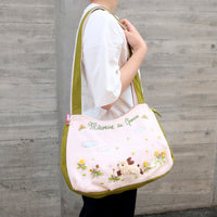 Makolin the Rabbit Shoulder Bag (Green/Pink)