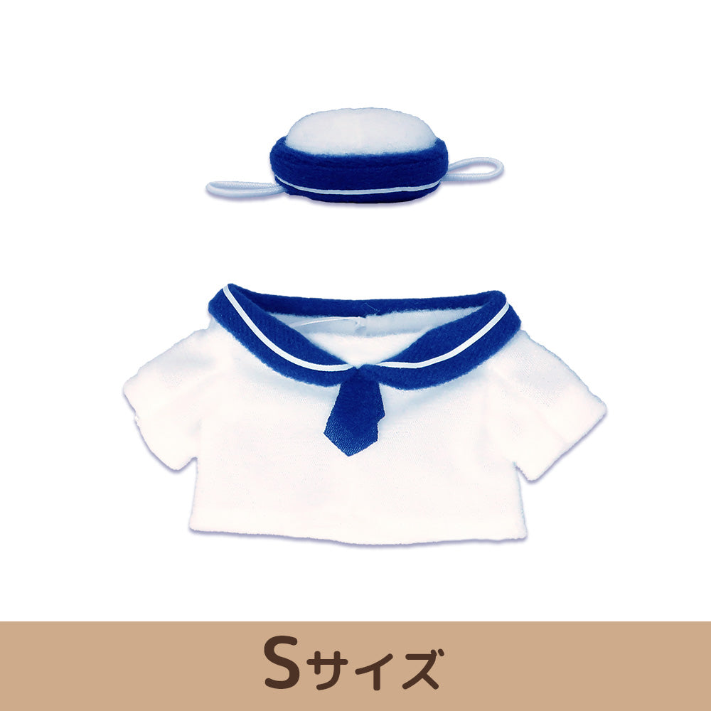 ぬいぐるみ用 セーラー服 スタイル 着せ替え服 （3点セット 20CM ぬい 