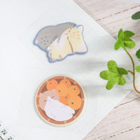 ぼうみたいなねこ ぷくふわシール【全2種】