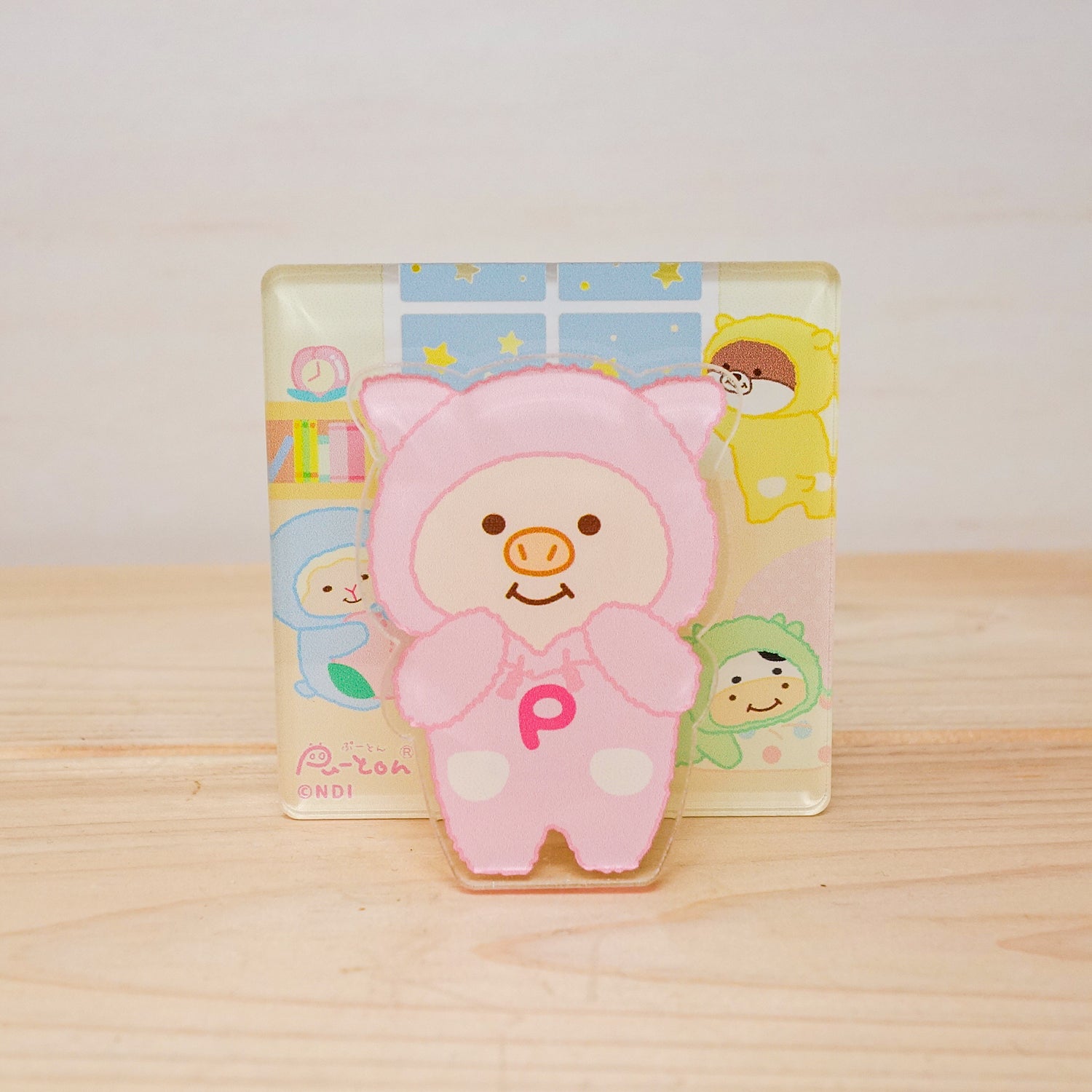 ぶたっこ こぶたのぷーとん アクリルクリップスタンド【全2種】 – nipopo