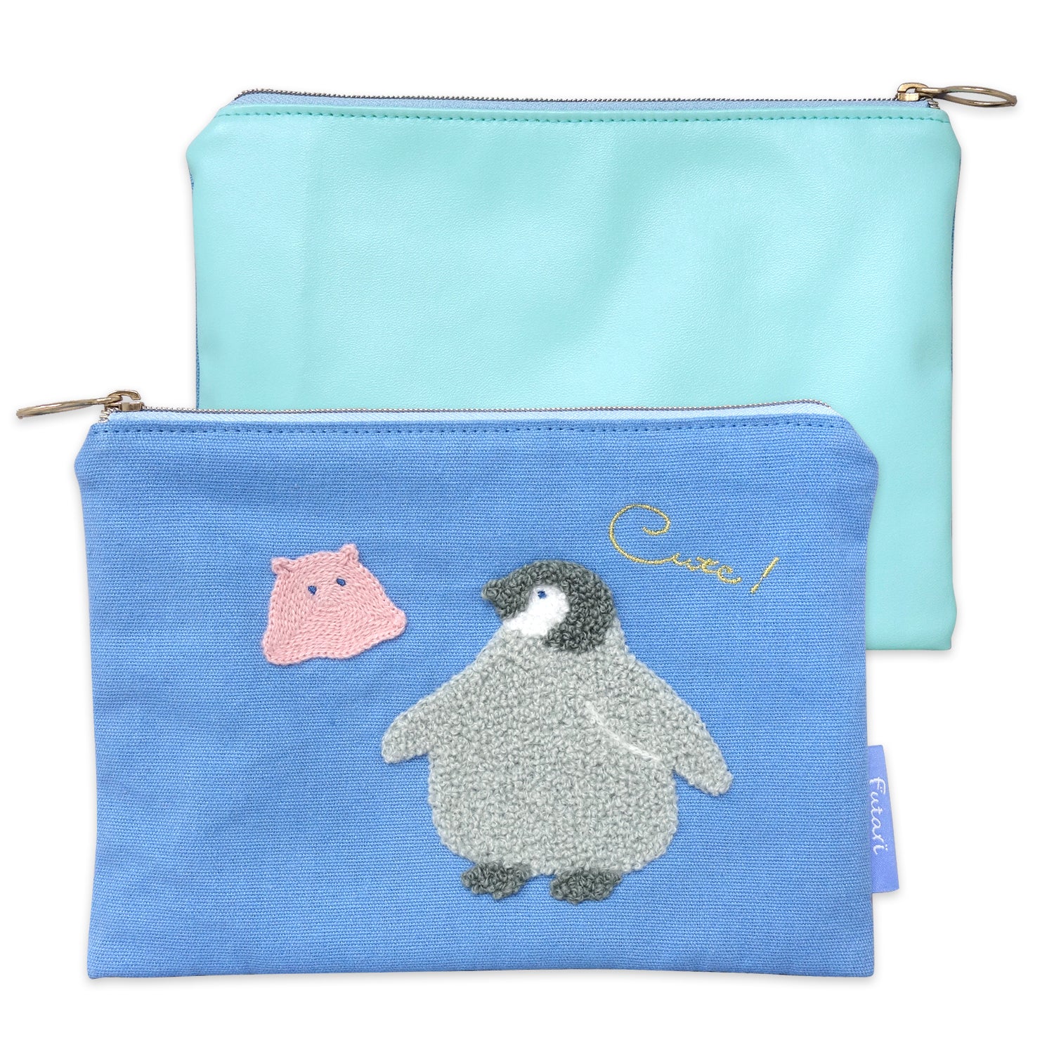 海の生き物】サガラ刺繍 ふたりポーチ 【全3種】 – nipopo