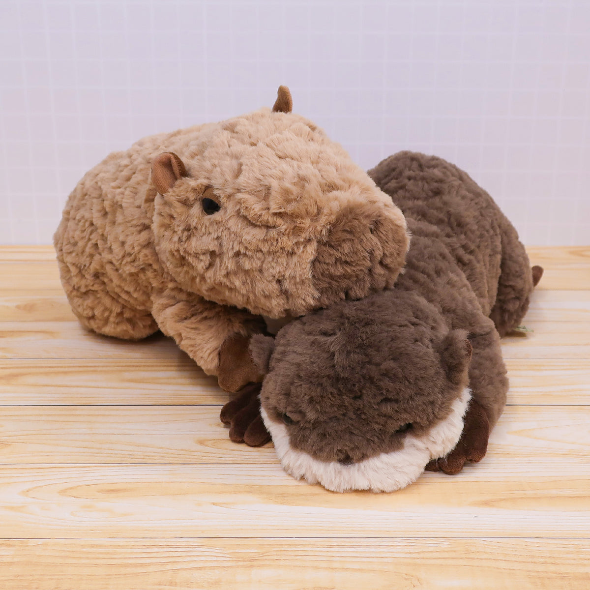 もっぷす,MOPS,どうぶつ,ぬいぐるみ,カピバラ,コツメカワウソ
