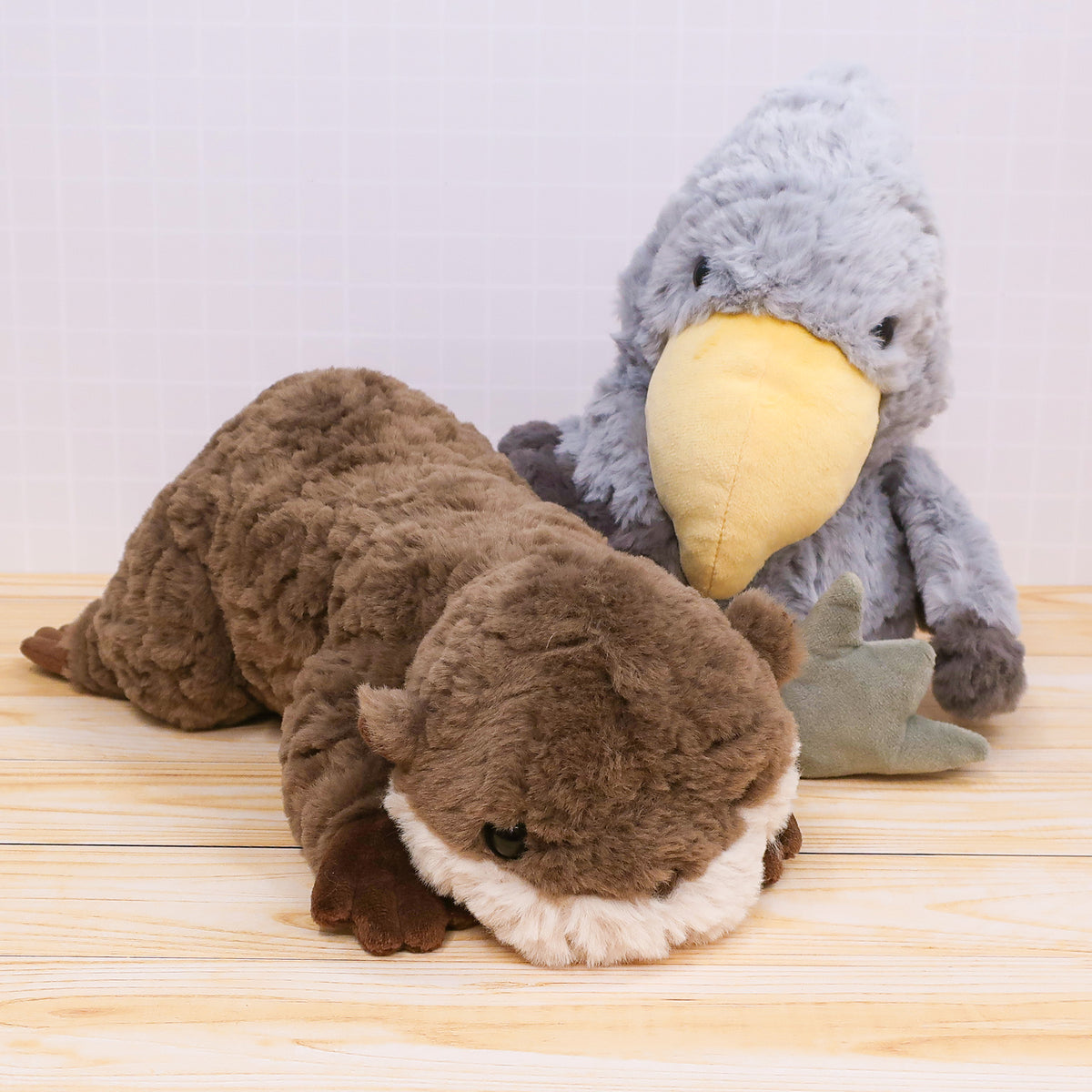 もっぷす,MOPS,どうぶつ,ぬいぐるみ,コツメカワウソ,ハシビロコウ